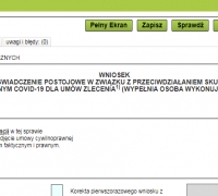 ZUS udostępnił wniosek o postojowe