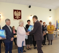Dekoracje dożynkowe - wręczenie nagród