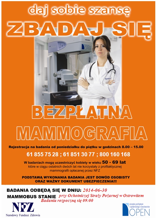 Bezpłatna Mammografia