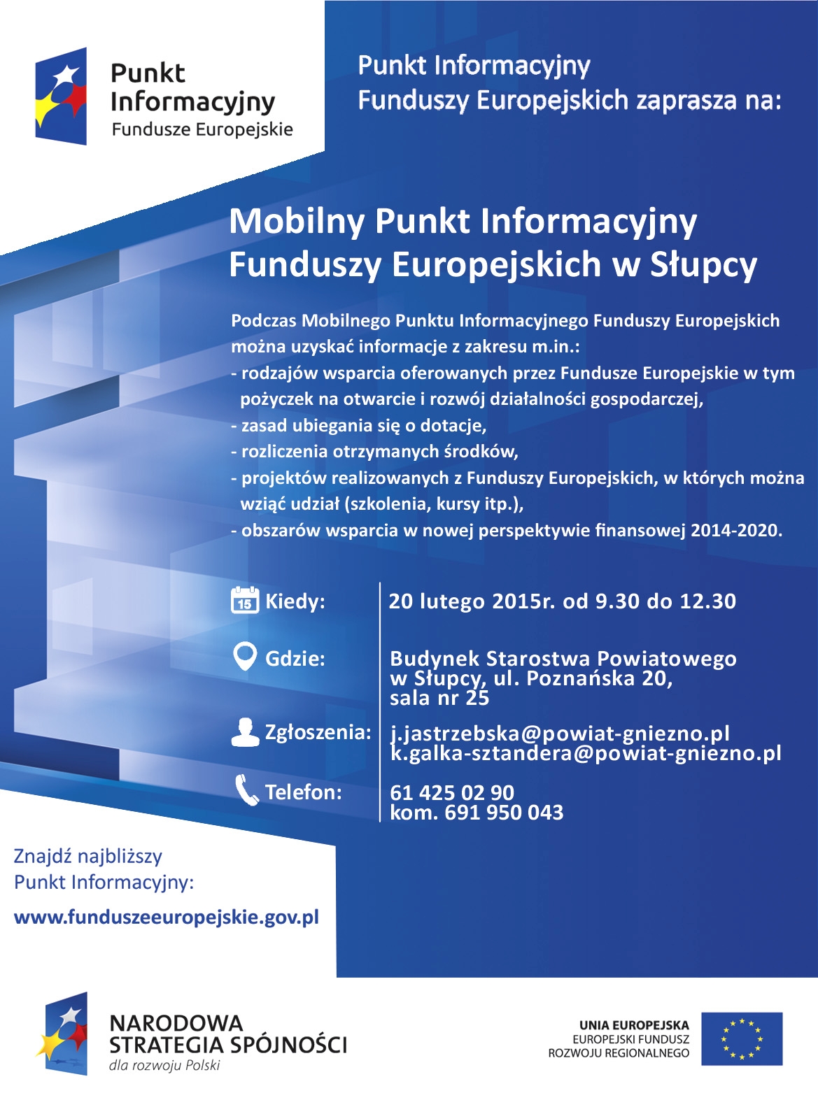 Mobiliny Punki Informacyjny Funduszy Europejskich