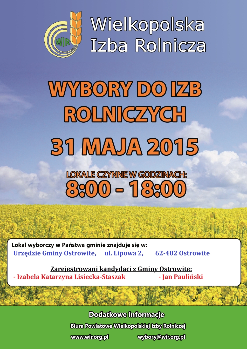 Wybory do Izb Rolniczych