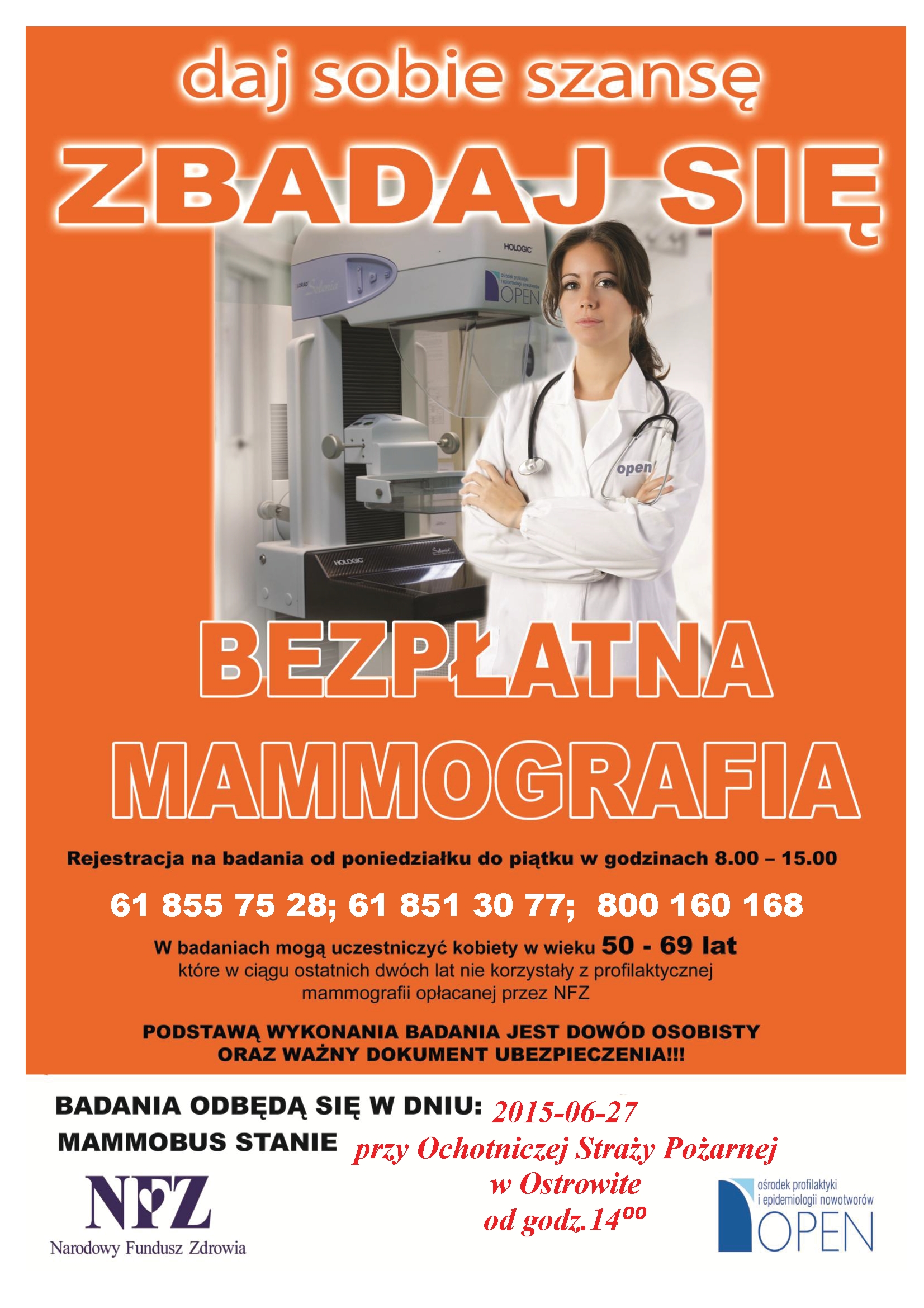 Bezpłatna mammografia