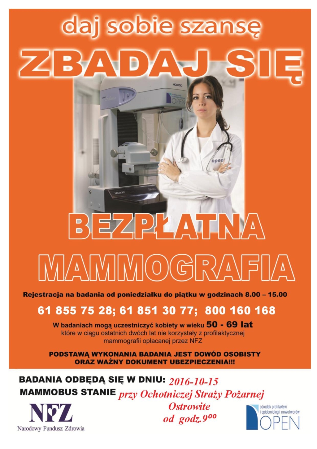 Bezpłatna Mammografia