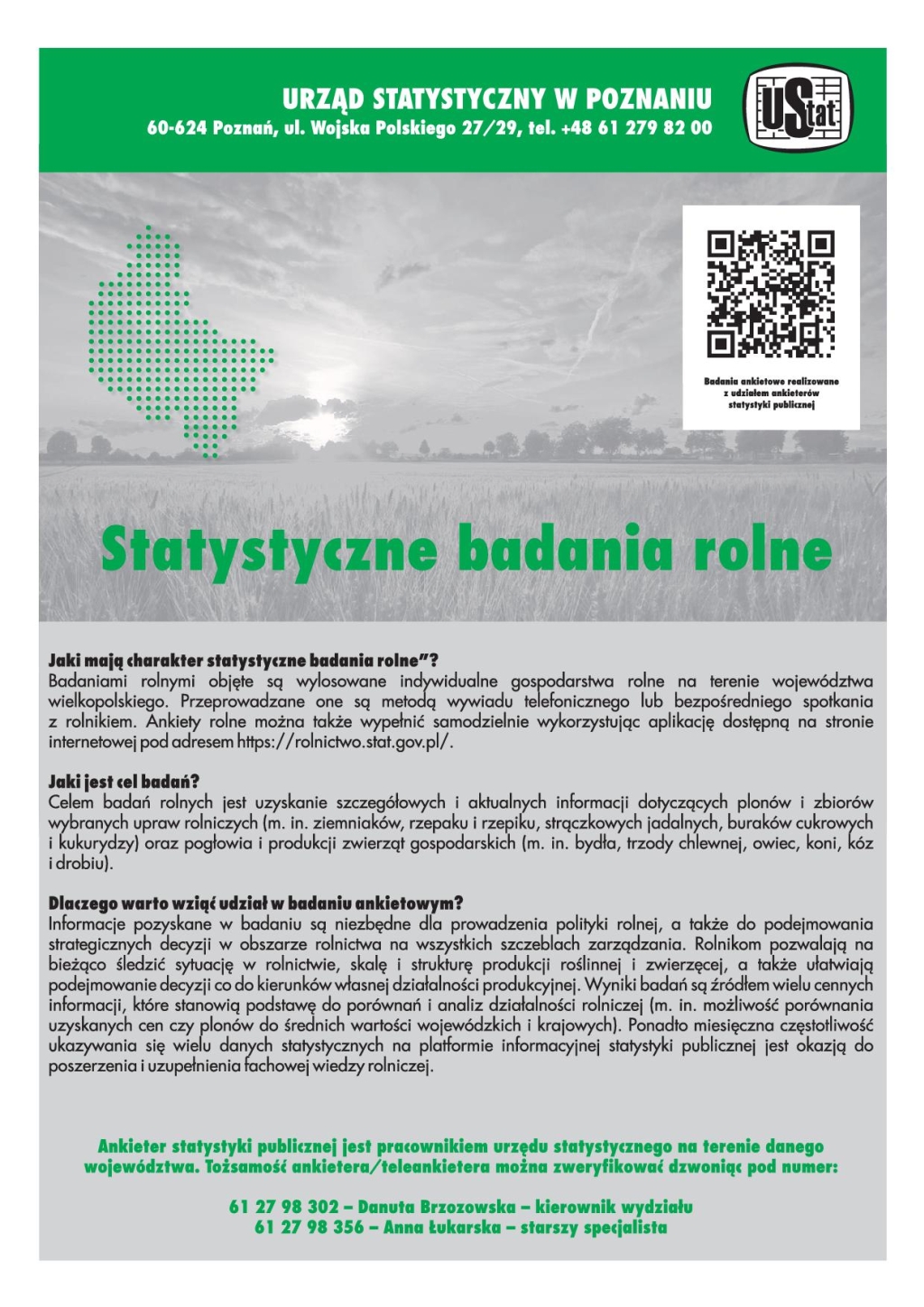 Statystyczne badania rolne