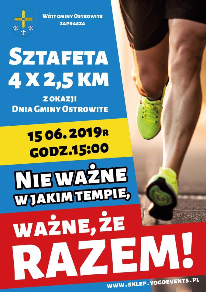 Sztafeta 4x2,5 km z okazji Dni Gminy Ostrowite