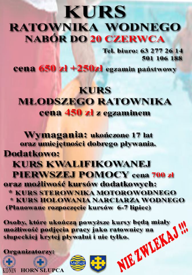 Informacja o kursach