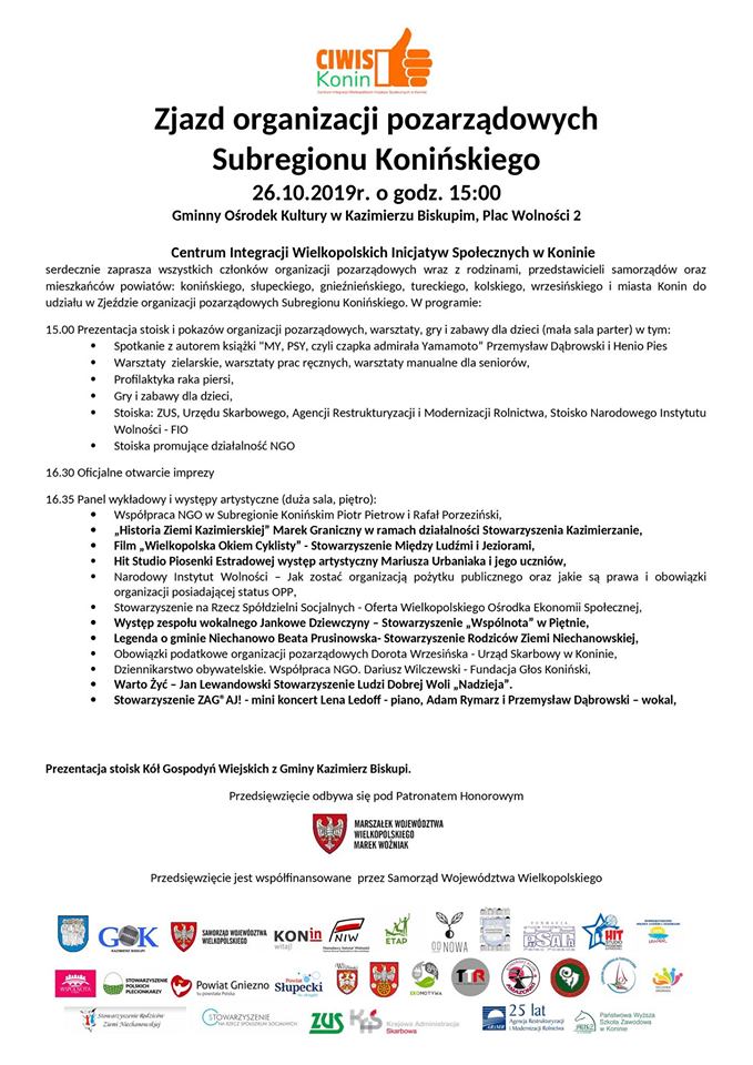 Zjazd organizacji pozarządowych