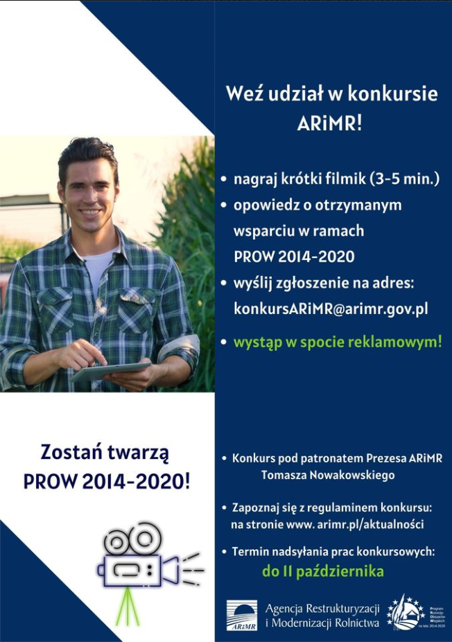 Konkurs - Zostań twarzą PROW 2014-2020