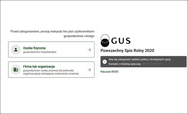 Instrukcje do logowania do formularza i samospisu gospodarstwa rolnego