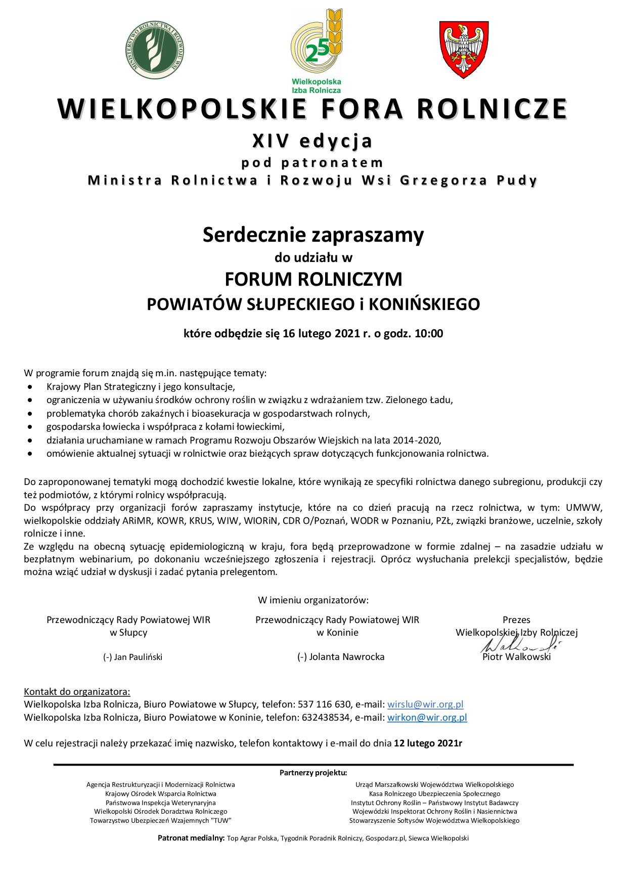 zaproszenie na forum