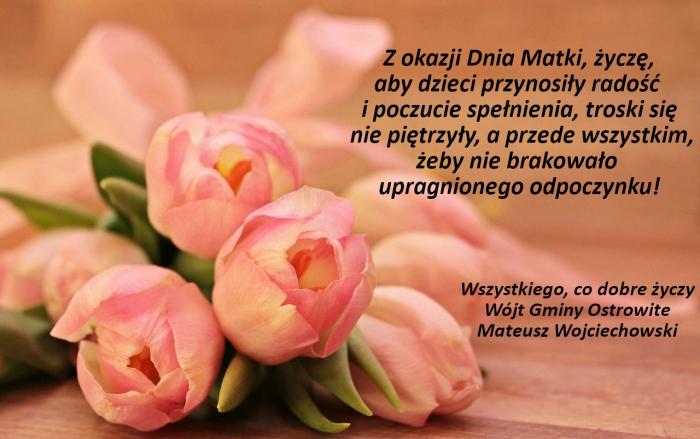 Życzenia na Dzień Matki