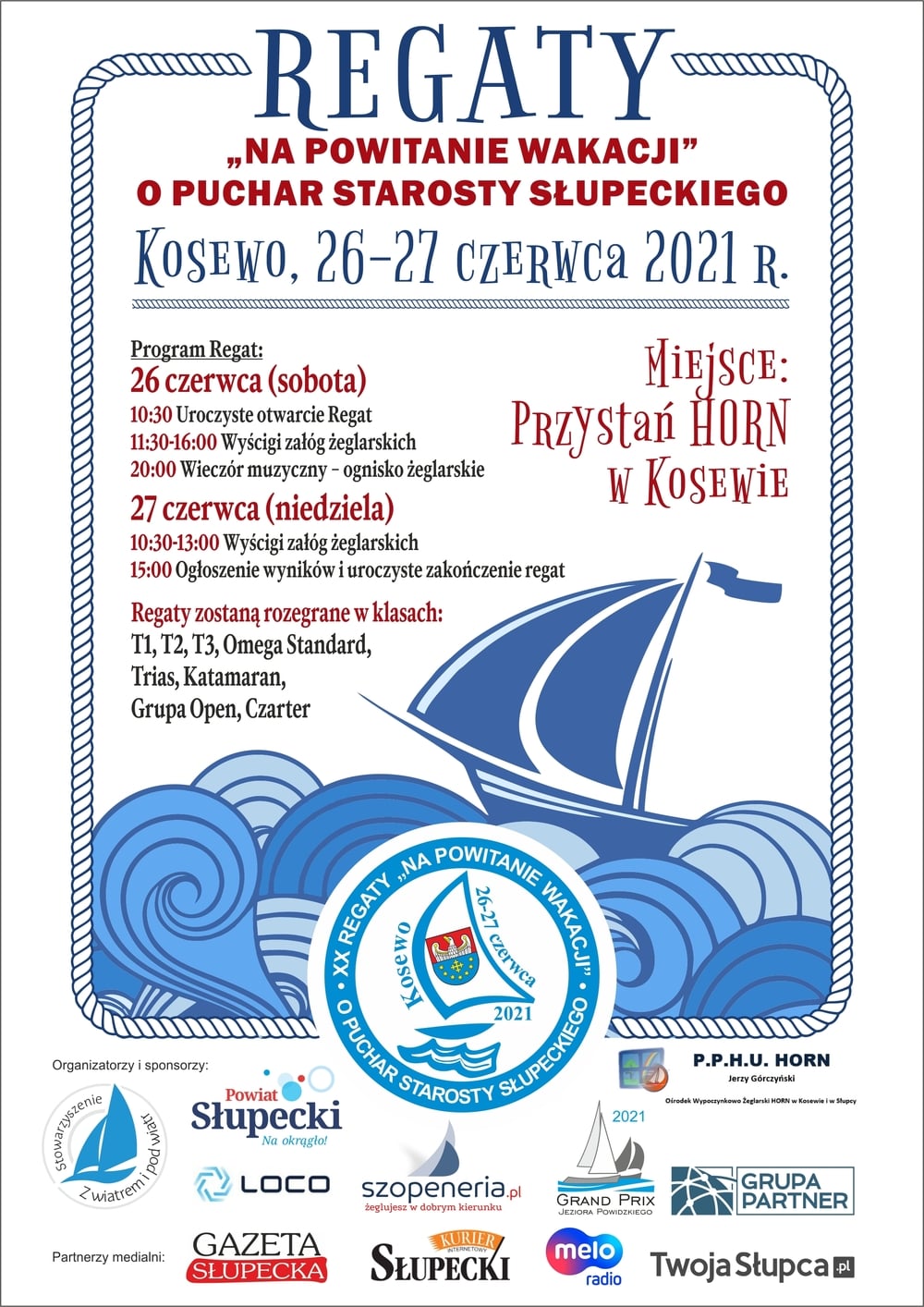 Regaty żeglarskie w Kosewie
