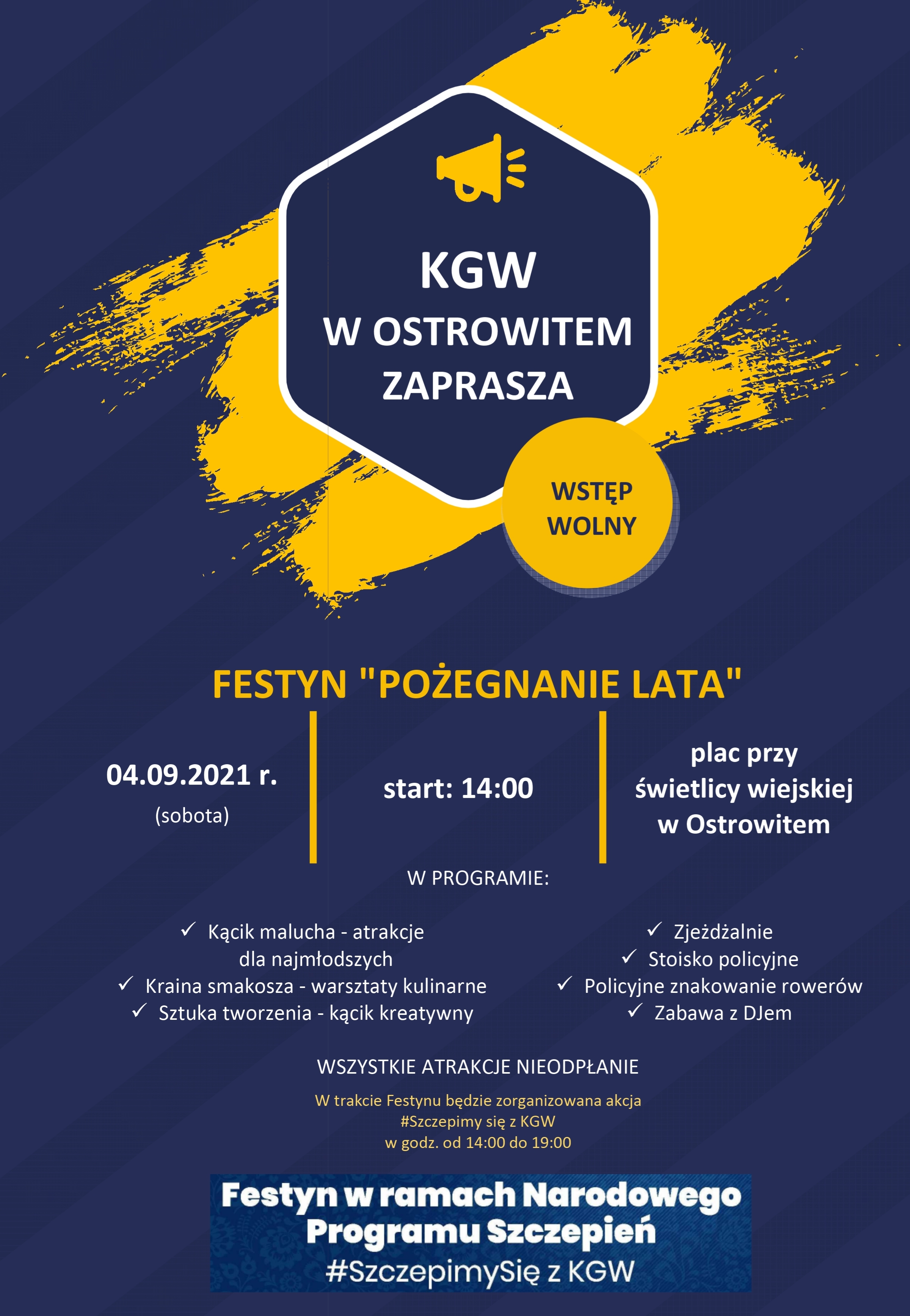 KGW Ostrowite zaprasza na festyn
