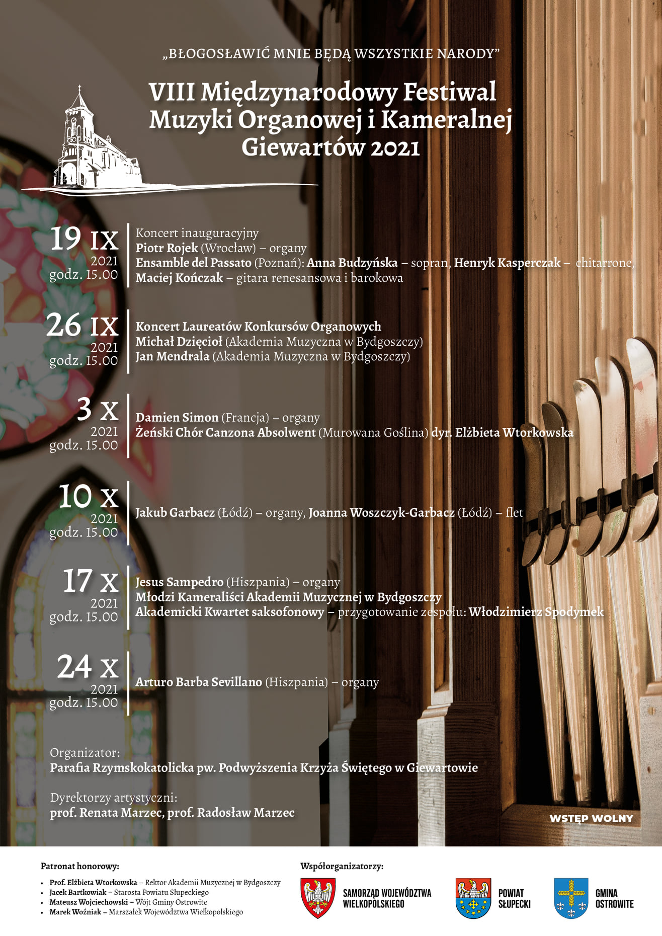 VIII Międzynarodowy Festiwal Muzyki Organowej i Kameralnej