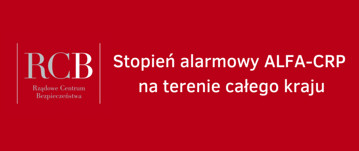 Wprowadzenie stopnia alarmowego