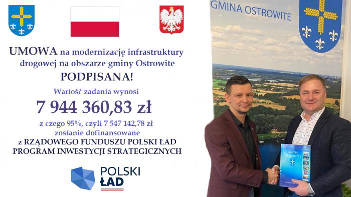 Umowa na modernizację infrastruktury drogowej podpisana 