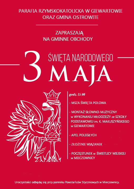 Obchody 3. Maja
