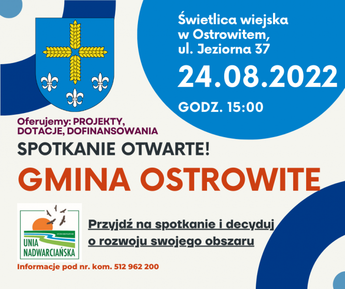 Stowarzyszenie „Unia Nadwarciańska zaprasza na spotkania konsultacyjne