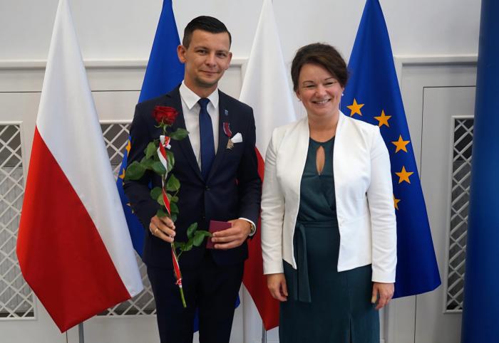Brązowy Krzyż Zasługi dla Wójta Gminy Ostrowite