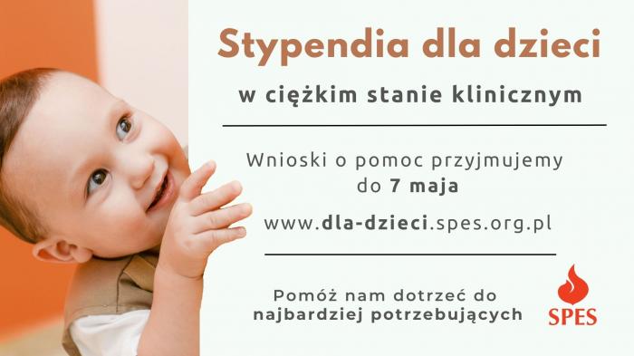 Program Pomocy Dzieciom - stypendia dla dzieci w ciężkim stanie klinicznym