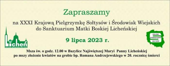 zaproszenie na pielgrzymkę