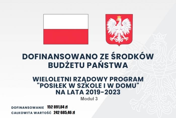 ″Posiłek w szkole i w domu″ na lata 2019-2023