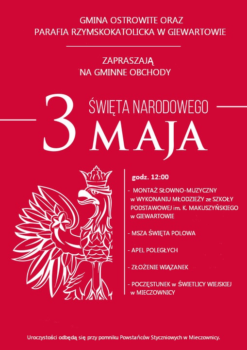 Gminne Obchody Święta Narodowego 3 Maja