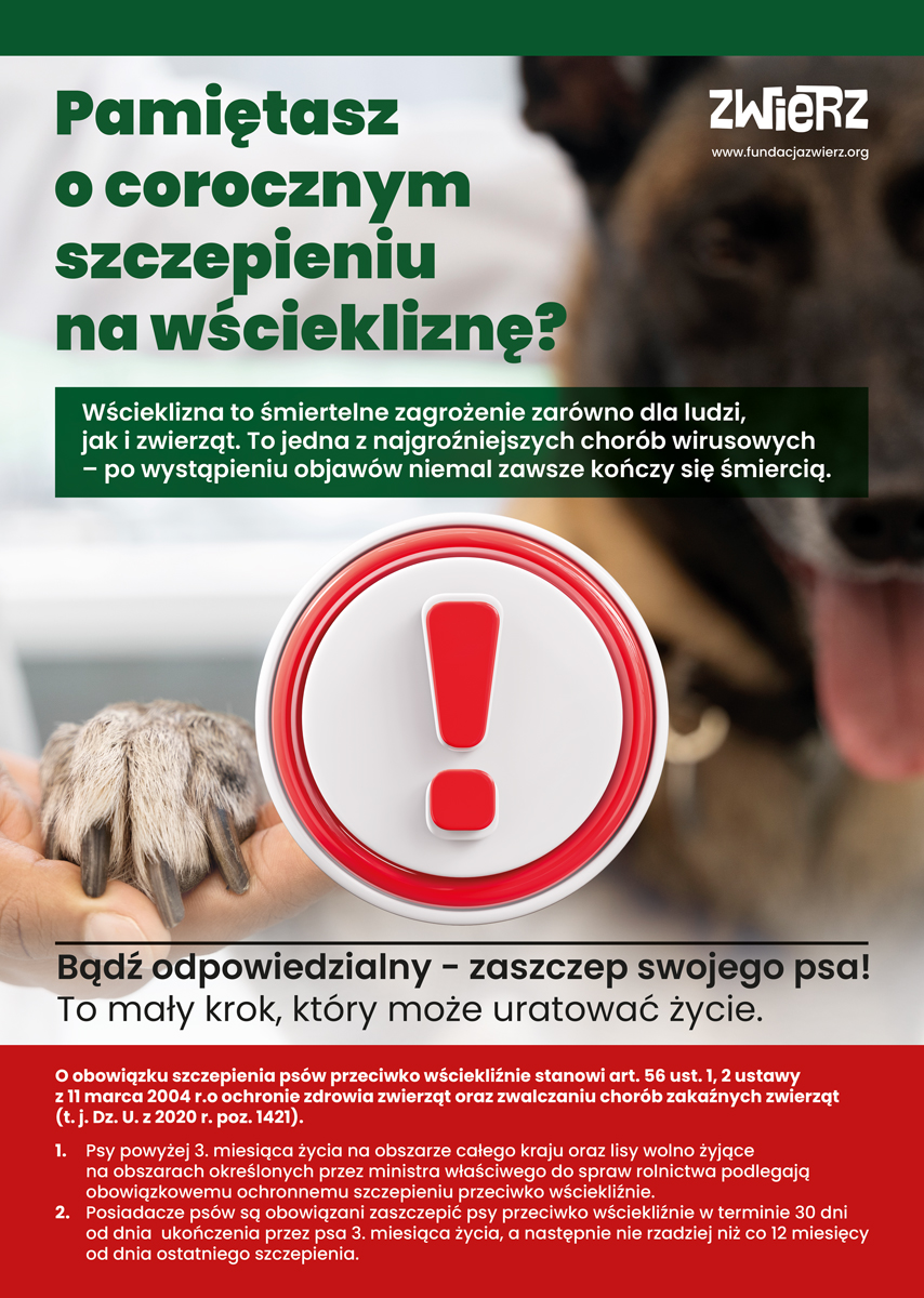 Wścieklizna - śmiertelne zagrożenie dla ludzi i zwierząt