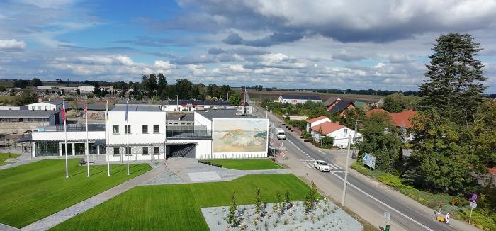 Mural - widok z lotu ptaka